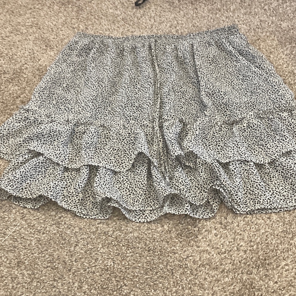 Sienna Sky leopard print skirt